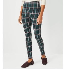 The Plaid Side Zip Legging